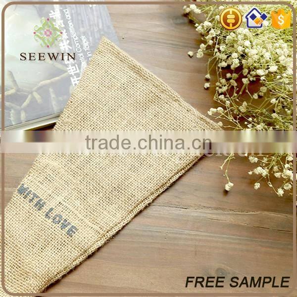 cute burlap flower bag flower packing design