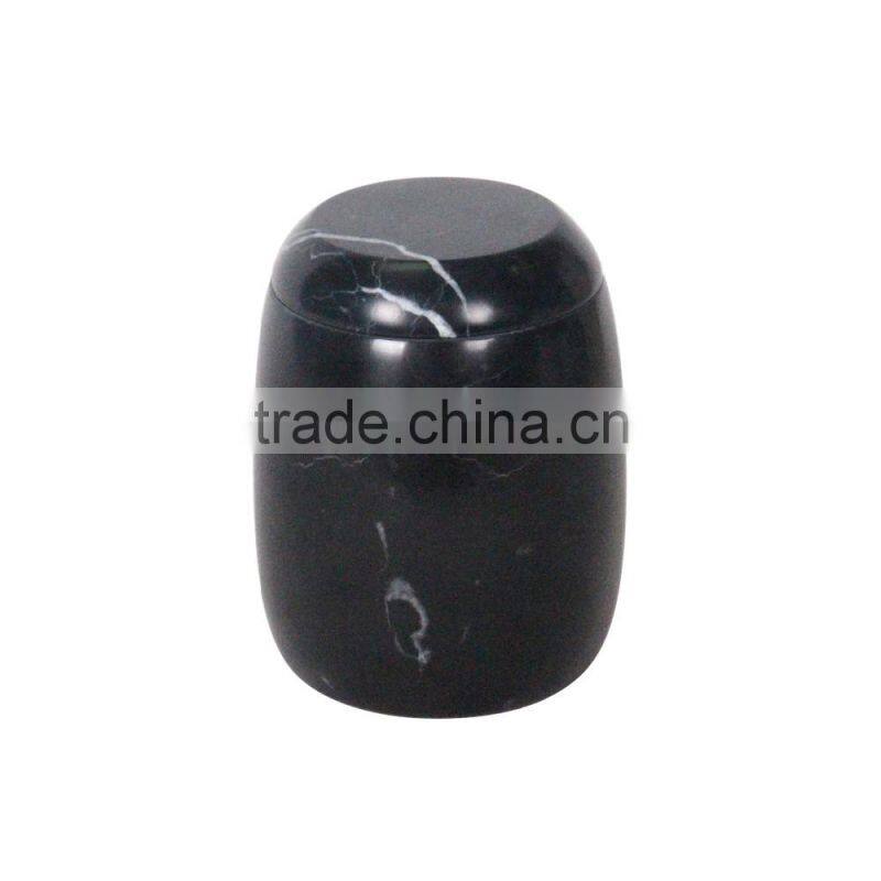 Classic home decoration carrara marble jar for storage