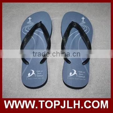 custom printed men slipper/Cheap Sublimation blank flip flop