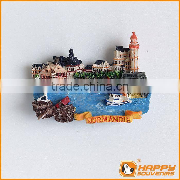 High Quality Cities Souvenir 3D resin Fridge Magnet,tour souvenir fridge magnets for home decor