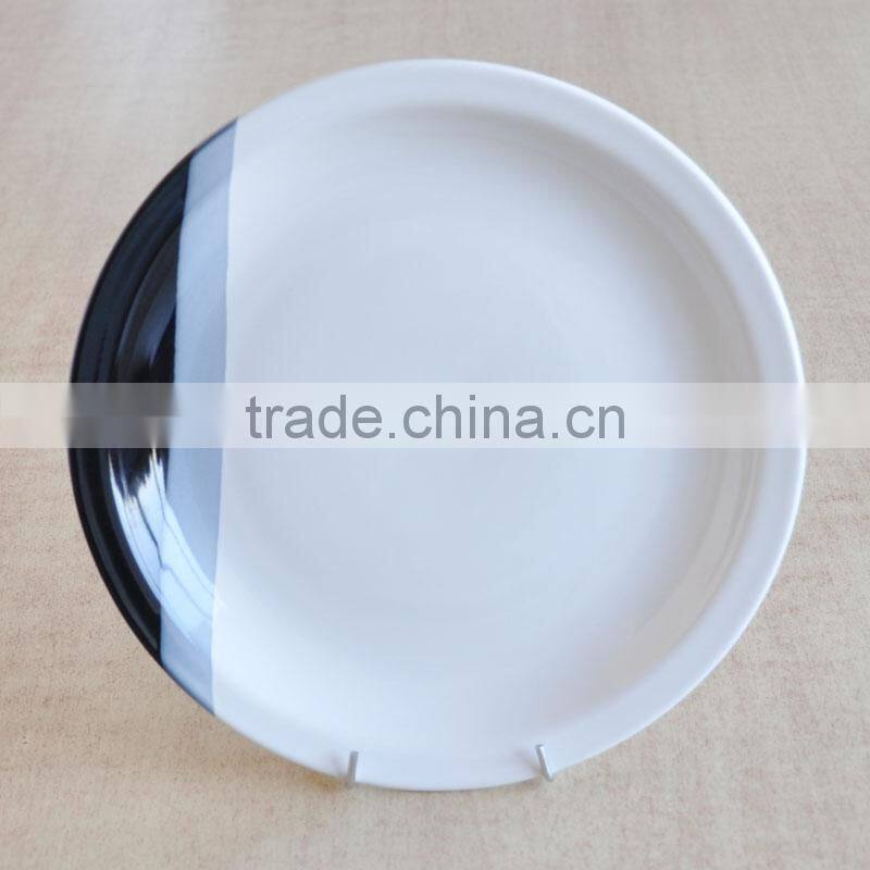10.5inch Dinner Plate in Solid Color with Special edge