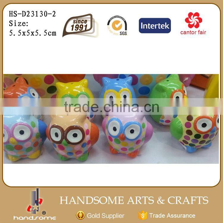 Ceramic hand painting promotion owl Ceramic Crafts Owl