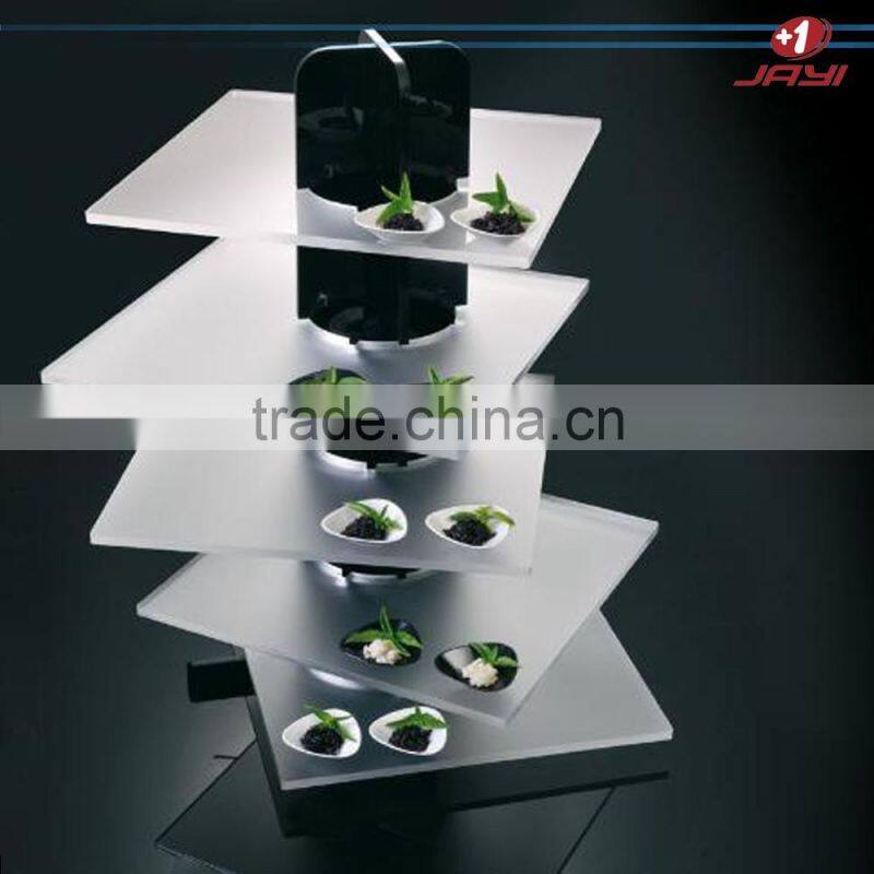 Wholesale High Quality Custom OEM Clear Acrylic Food Display Stand