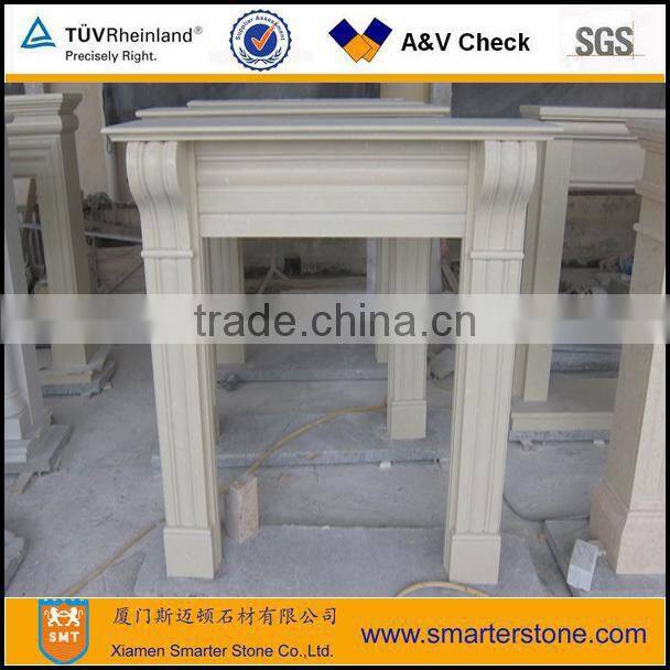 Sunny Beige Fireplace