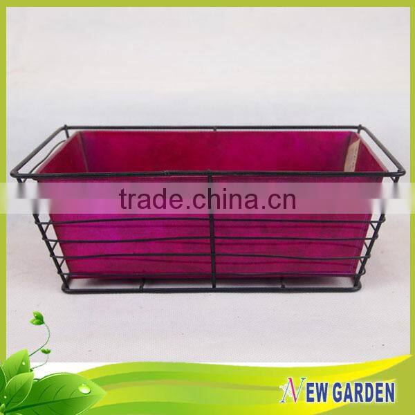 Wholesale Stylish Made In China Metal Decorative Baskets For Wedding