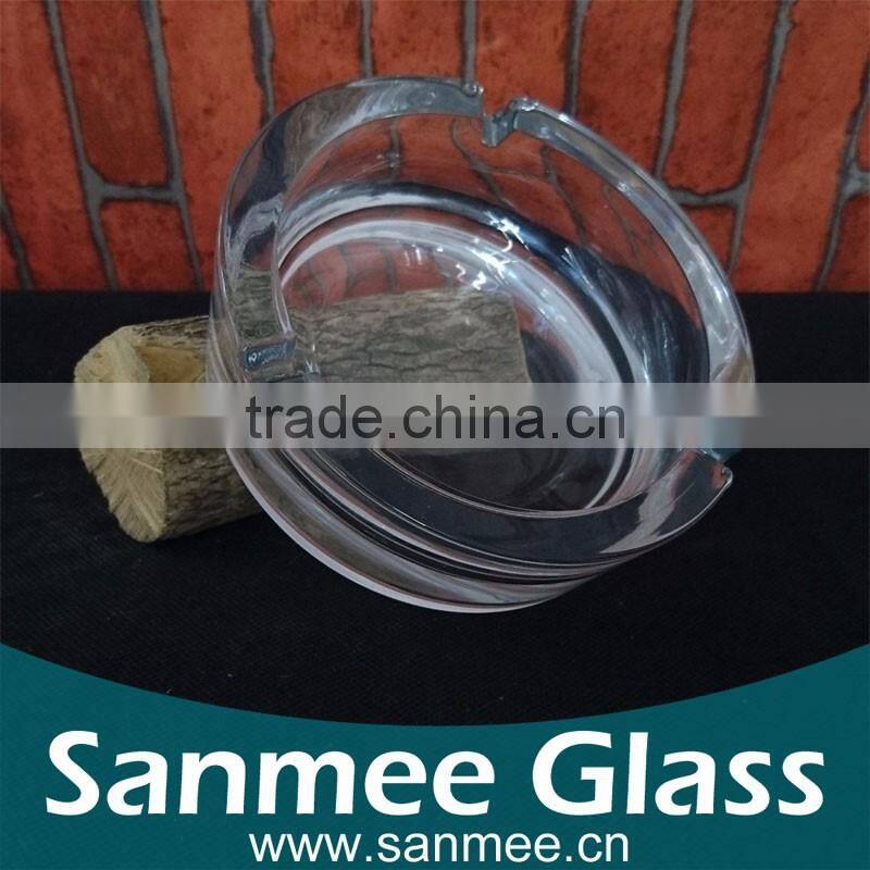 Thick Bottom Glass Outdoor Cigar Ashtray