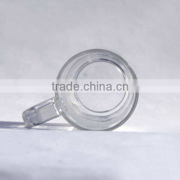 Quality Straight Bottom Frosted Glass Beer Mugs