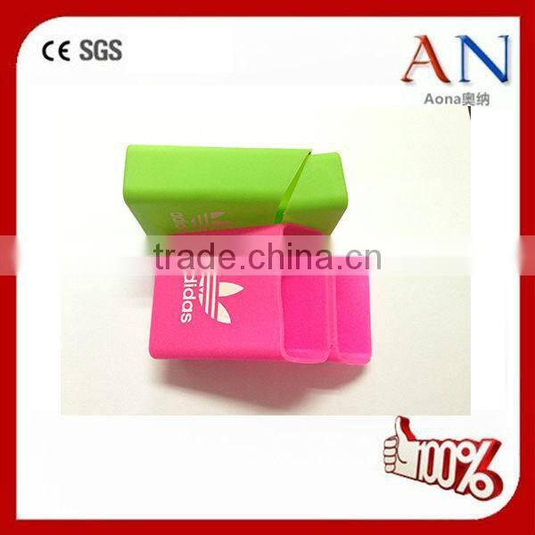 Creative Fluorescence Silicon ANTI-WAR Cigarette Case Hold