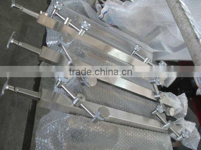 High Quality Balcony Stainless Steel Staircase Glass Railings Design