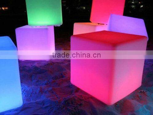 High quality rechargeable color changing led cube