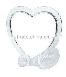 heart shaped plastic table Cosmetic Mirror
