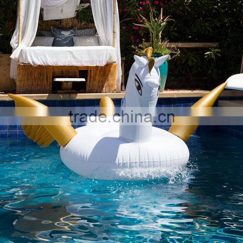 Leasure Giant Pegasus Pool Float Luxury Adult Raft for Swimming Party Fun Inflatable Water Toy Floats for adults and kids