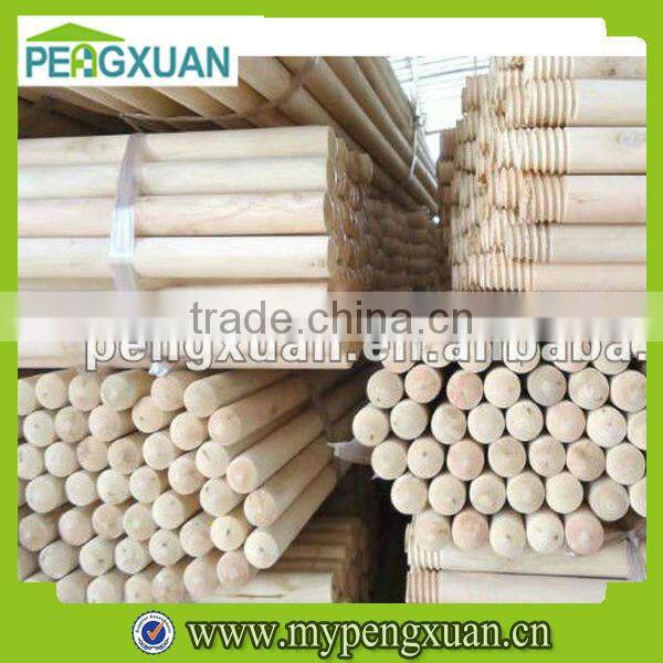 guangxi factory direct hardwood round posts wiht tapered-ends