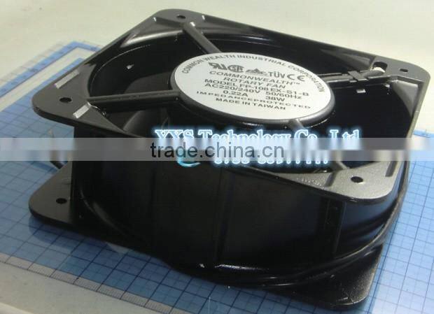 FP-108 EX-S1-B 220V 2wire150*150*50mm Double ball bearing fan 15cm 38/35W 50/60Hz AC220-240V Ball Bearing Cooler Fan