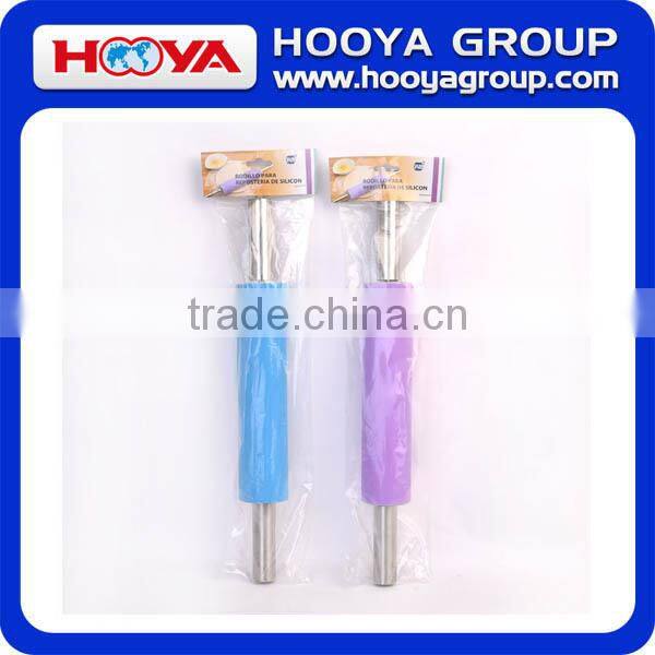 silicon/stainless steel rolling pin