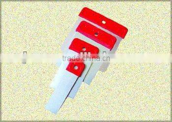 plastic handle stainless steel putty knife with 4 pcs/set