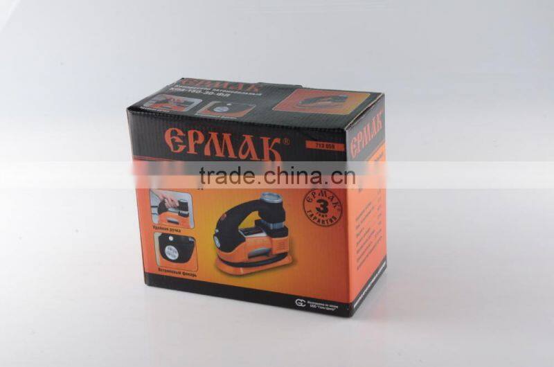 S80325 12V Car Auto DC tire pump / tyre inflator / car air compressor with LED light oil free