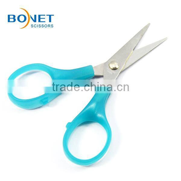 S71030TB 4-3/4" stainless steel school and student transparent blue scissor