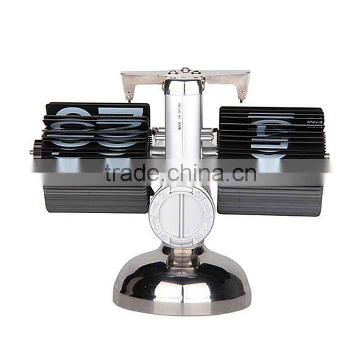 Retro Modern Metal Scale Digital Auto Flip Single Stand Desk Table Clock