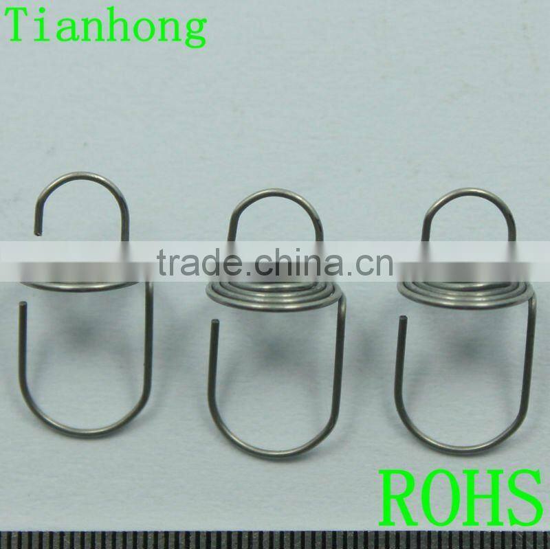 Stainless steel extension springs with two different sizes of hooks