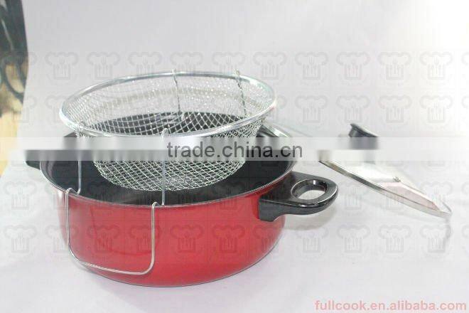 Multifunctional promotional cheap kitchen tool deep fryer pot