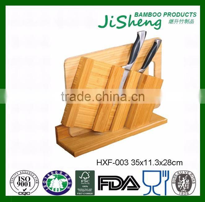 High Quality Anti-bacteria Bamboo Kitchen Wood Knife Rest for Sales