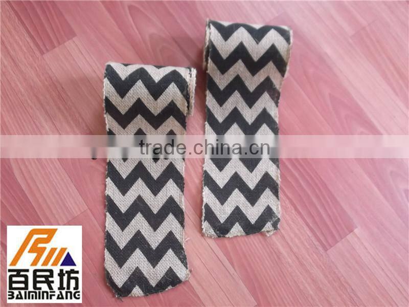 burlap fabric 5'' wide 5 yards long for Christmas and party