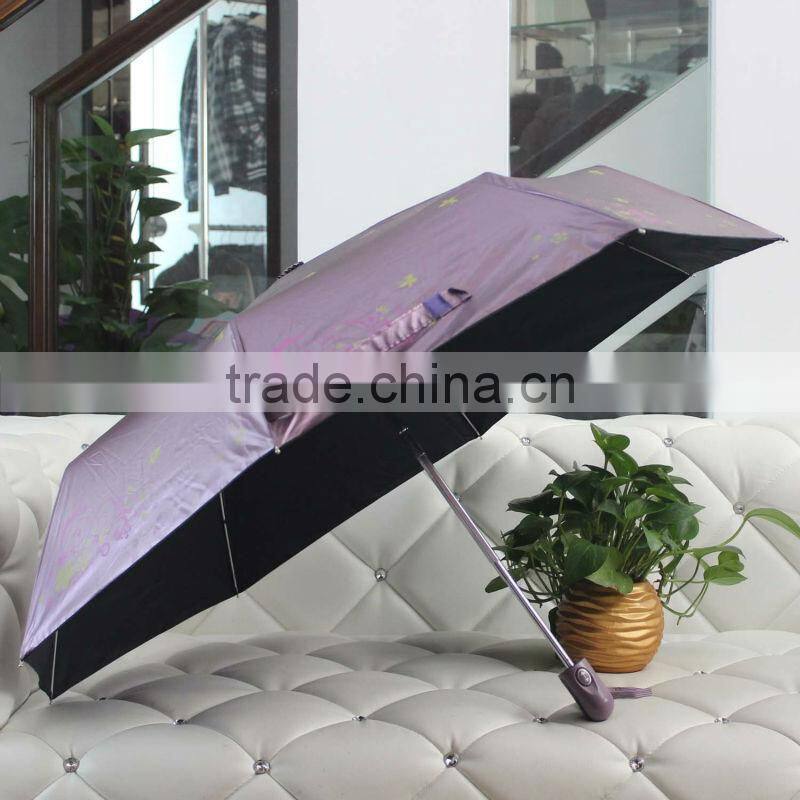 3 Fold auto open and close outdoor umbrella