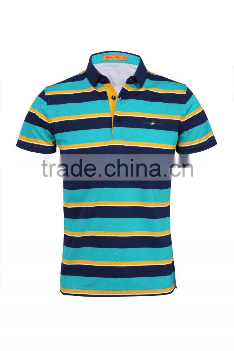 Color combination polo shirt mens