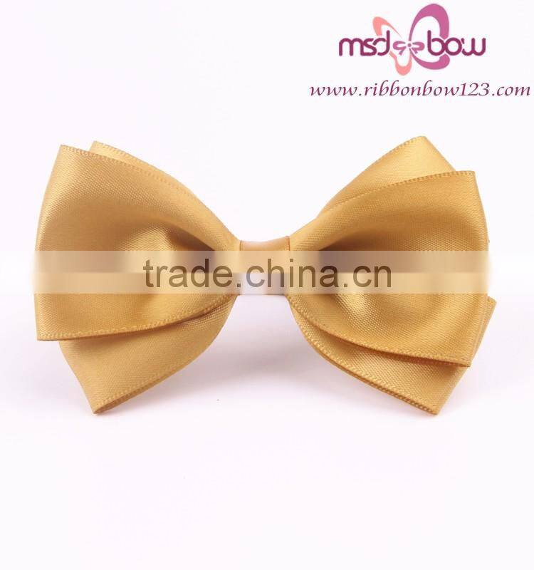 Delicate new design satin grosgrain ribbon bow for perfume bottle decorative