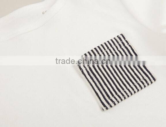 wholesale soft cotton 0-2years infant Toddler shirts long sleeve white t-shirt