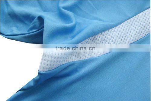 2015 100% miro polyester soccer training shirt in china