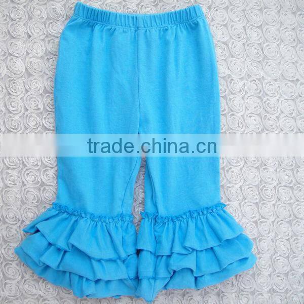 clothing distribution companies ruffle bottom pants kids ruffle pants 100%cotton