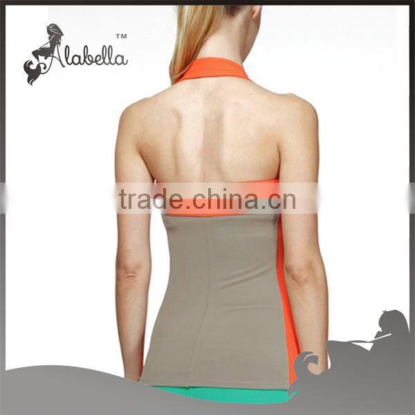 New fashion lady tops sexy yoga wear yoga crop tops tank tops