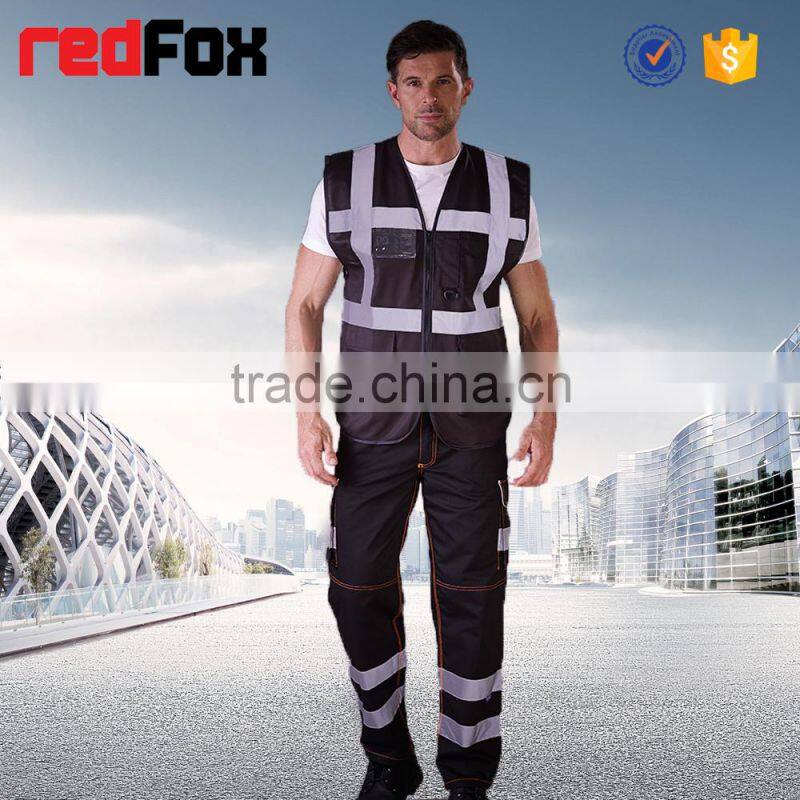 safety china stock 9oz woven 3/1 denim capri pants with pockets