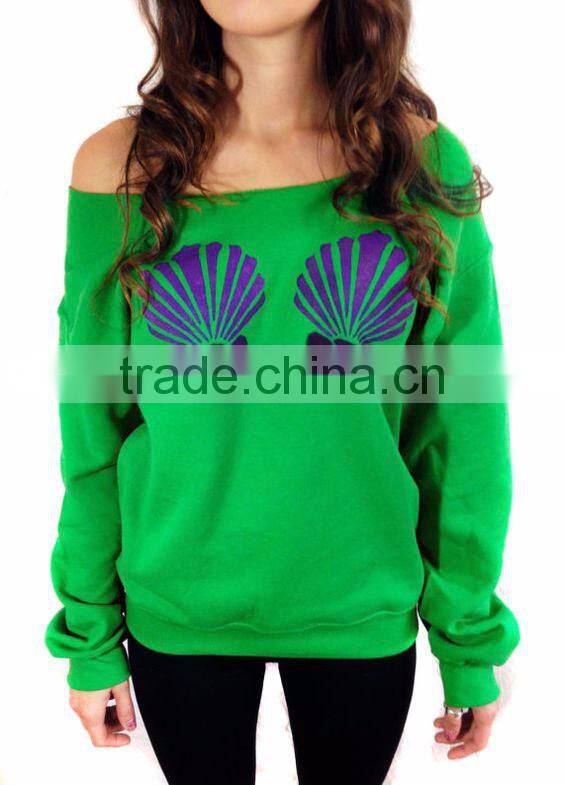 2016 best sell new fashion custom crop top lady hoodies
