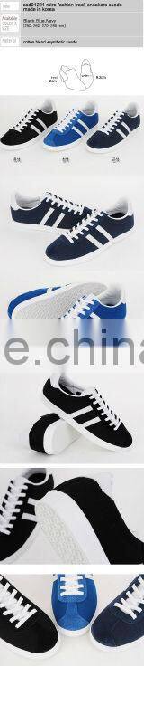ssd01221 ratro fashion track sneakers suede made in korea