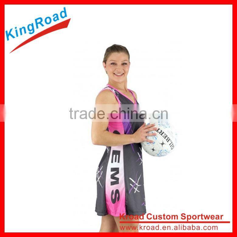Popular sublimation netball jerseys