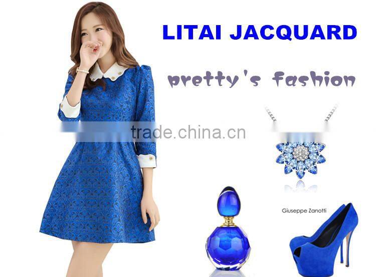 amazing floral jacquard women dress fabric