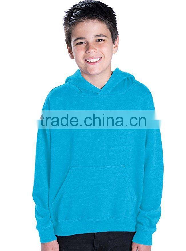 Custom Hoodie Jersey Lined Double-needle Hem Hood Pouch Pocket Fleece Children Hoodies Wholesale
