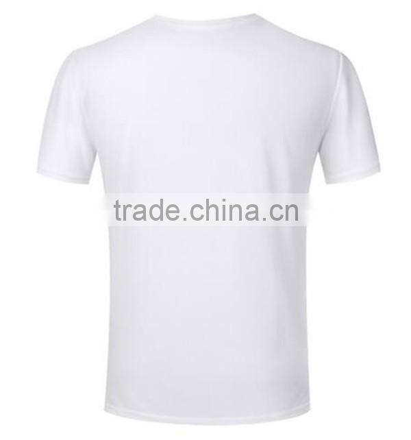 Customized top quality short sleeve men 3d printing t shirts