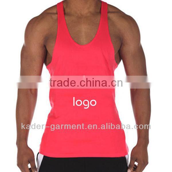 stringer tank top for men made in china cotton stringer gym singlets