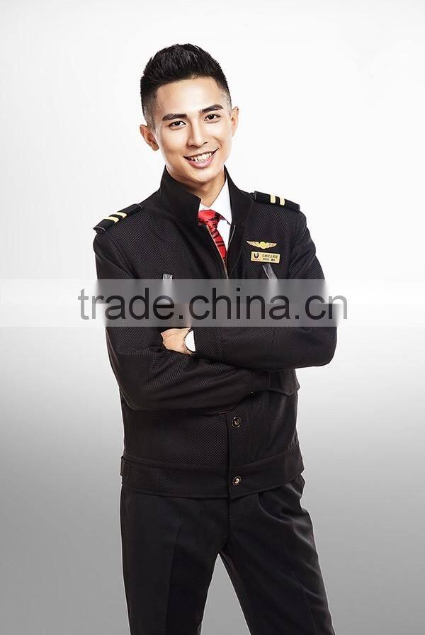 China manufacturer aviation uniform male flight attendant attire uniforms