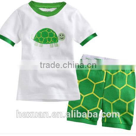 new style wholesale Printed 100% Cotton Baby Pajamas