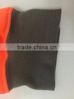 Polyester inner brush fleece jacket safety sweatshirt meet EN ISO20471