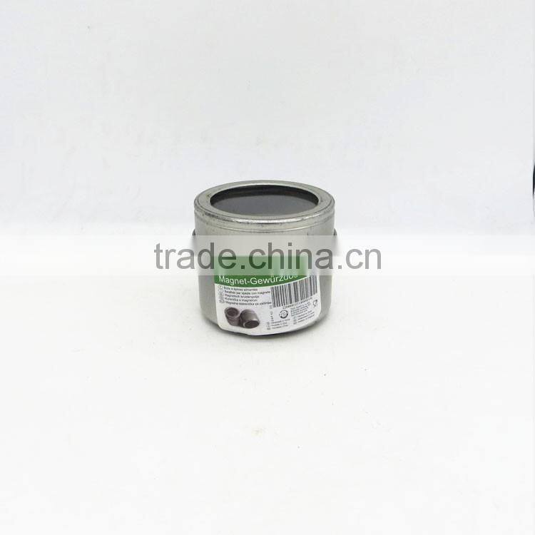 China factory wholesale custom small silver tin box with window