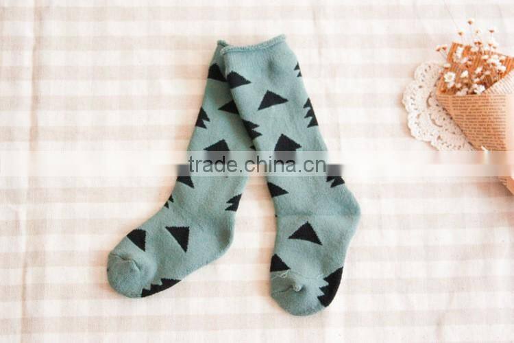 2016 winter children's popular tube socks children's pantyhose thick combed cotton terry baby leggings