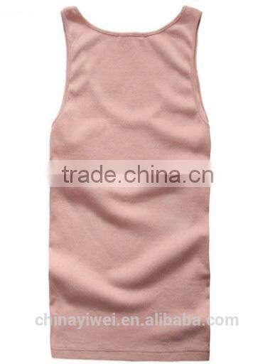 Loose womens plain cotton vest tops
