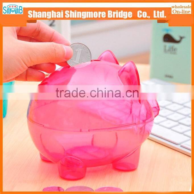 cheap wholesale high quality plastic piggy bank for saving money