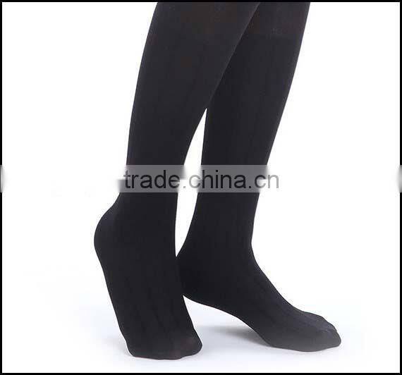 knee high Wholesale Sexy Elegant Thin Anti-slip Soft Sheer Thin Formal Jacquard Vertical Stripe 40D Women socks